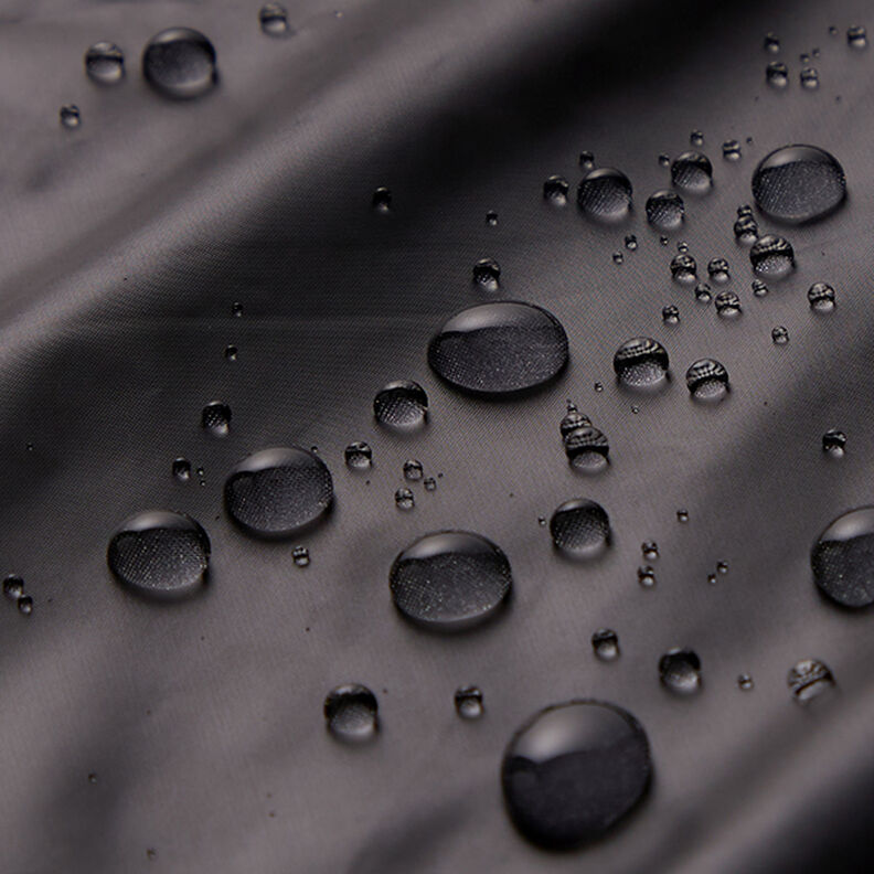 Water-repellent jacket fabric ultra lightweight – black,  image number 5
