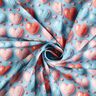 Cotton Poplin shiny hearts Digital Print – light blue,  thumbnail number 3