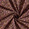 Cotton Cretonne Little Twigs – dark brown/grape,  thumbnail number 3