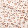 Double Gauze/Muslin Watercolor leopard print Digital Print – ivory,  thumbnail number 2