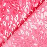 Crepe fabric abstract leopard pattern – intense pink,  thumbnail number 4