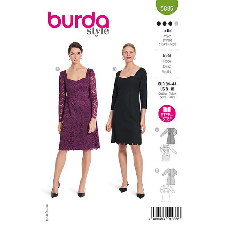 Dress | Burda 5835 | 34-44,  image number 1