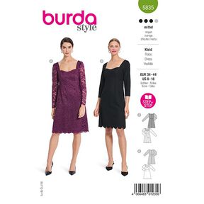 Dress | Burda 5835 | 34-44, 