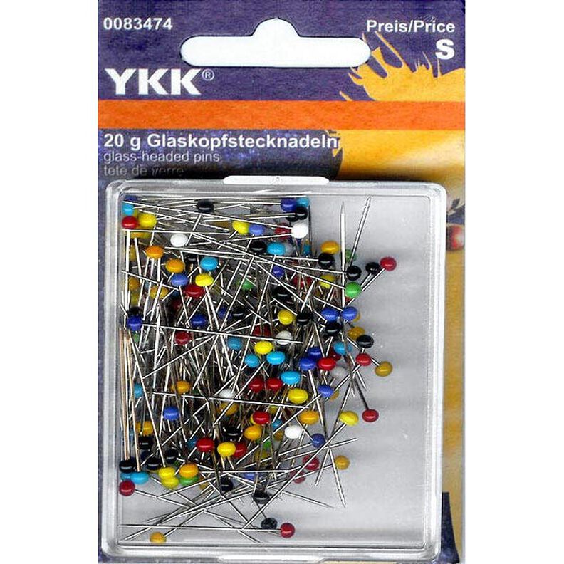 Glass head pins [20 g] | YKK,  image number 1