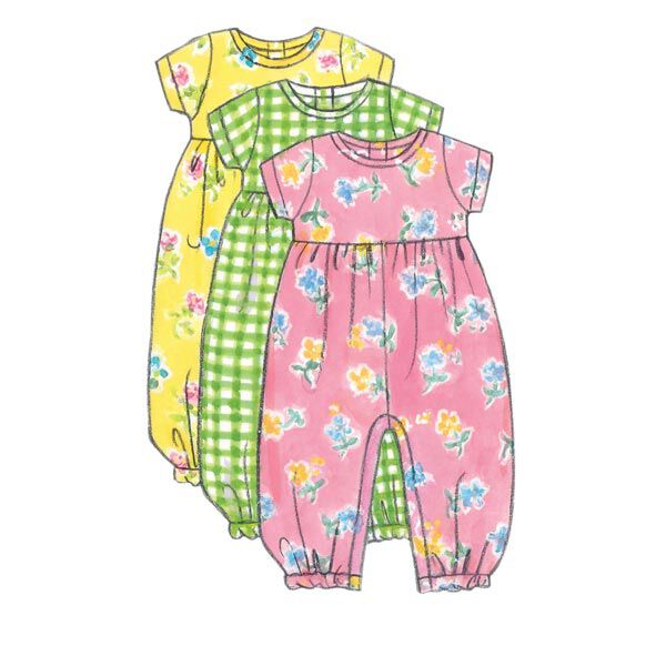 Infants' Dress / Jumper, Butterick 5624 | NB - M,  image number 6
