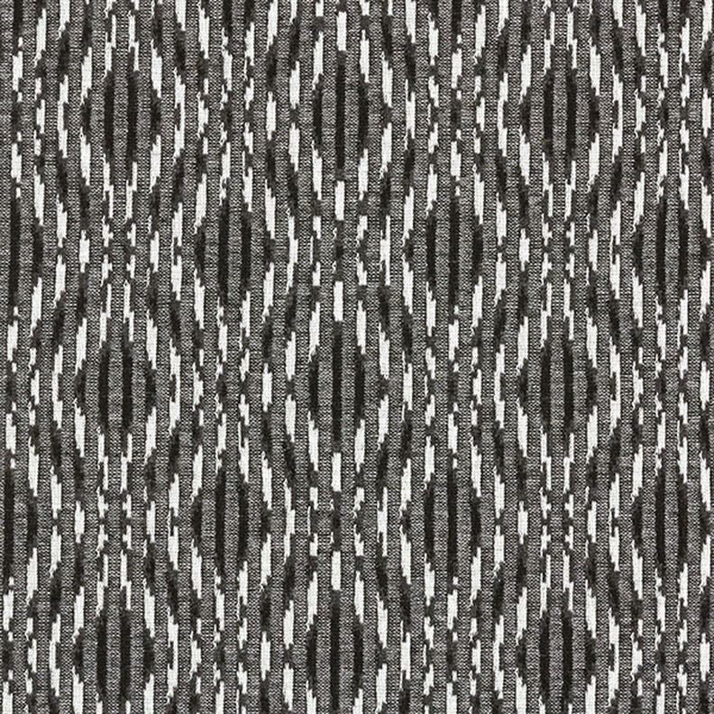 Lightweight knitted fabric, diamonds – black/white, image number 1