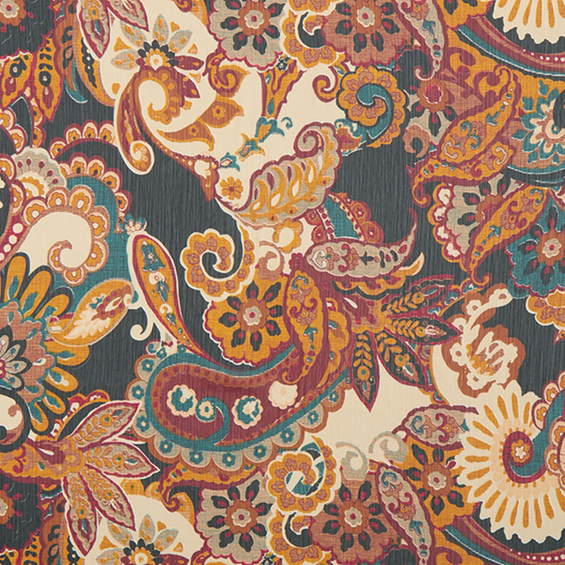 Paisley Crepe Chiffon – beige,  image number 1