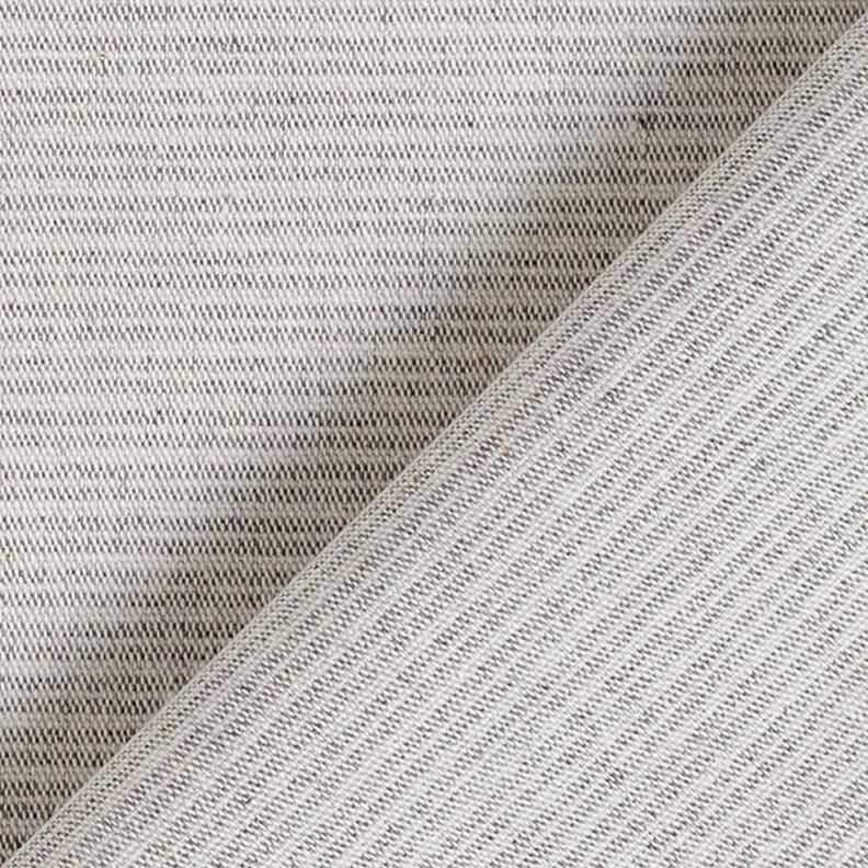 Decorative fabric, canvas fine stripes, recycled – grey,  image number 4
