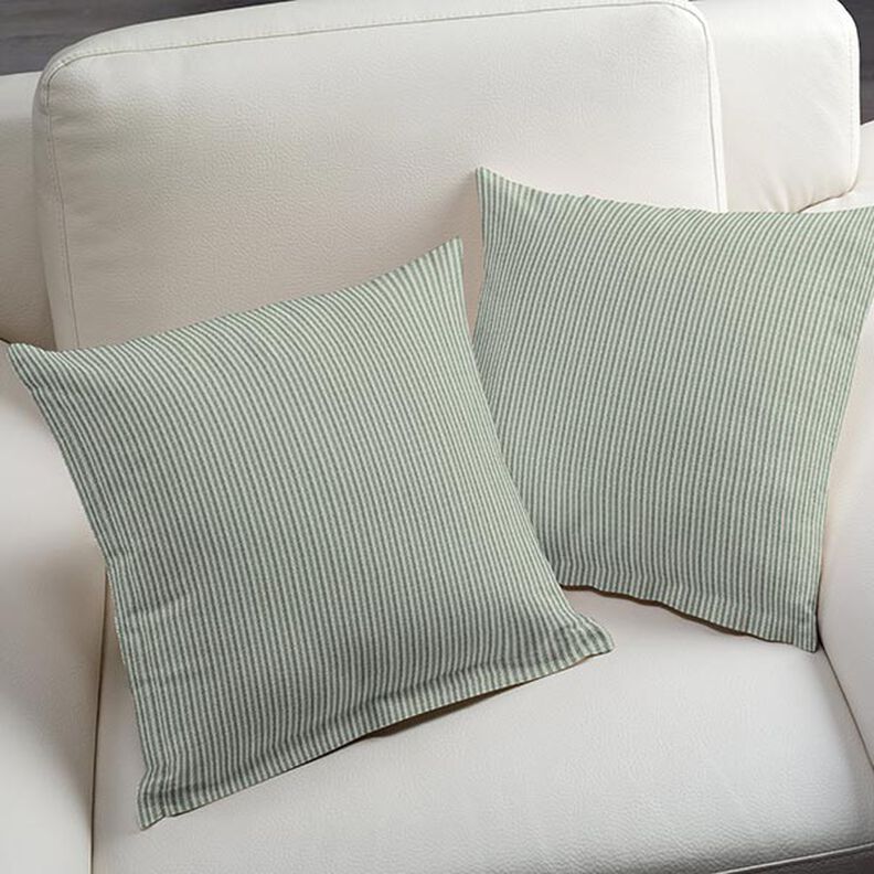 Stripe Jacquard Furnishing Fabric – green,  image number 5
