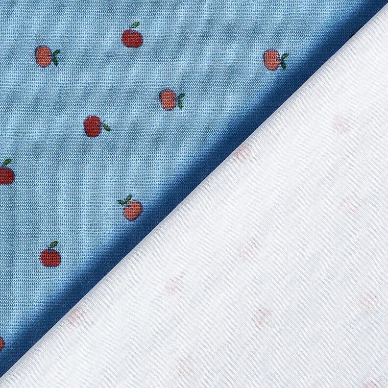 Cotton Jersey small apples – denim blue,  image number 4