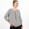 FRAU SUKI - slip-on blouse with box pleats, Studio Schnittreif | XS - XXL,  thumbnail number 5