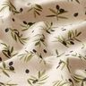 Decor Fabric Half Panama Black Olives – natural,  thumbnail number 2