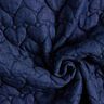 Denim Quilted Fabric hearts – midnight blue,  thumbnail number 3