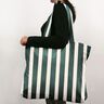 Outdoor Fabric Acrisol Listado – offwhite/dark green,  thumbnail number 6