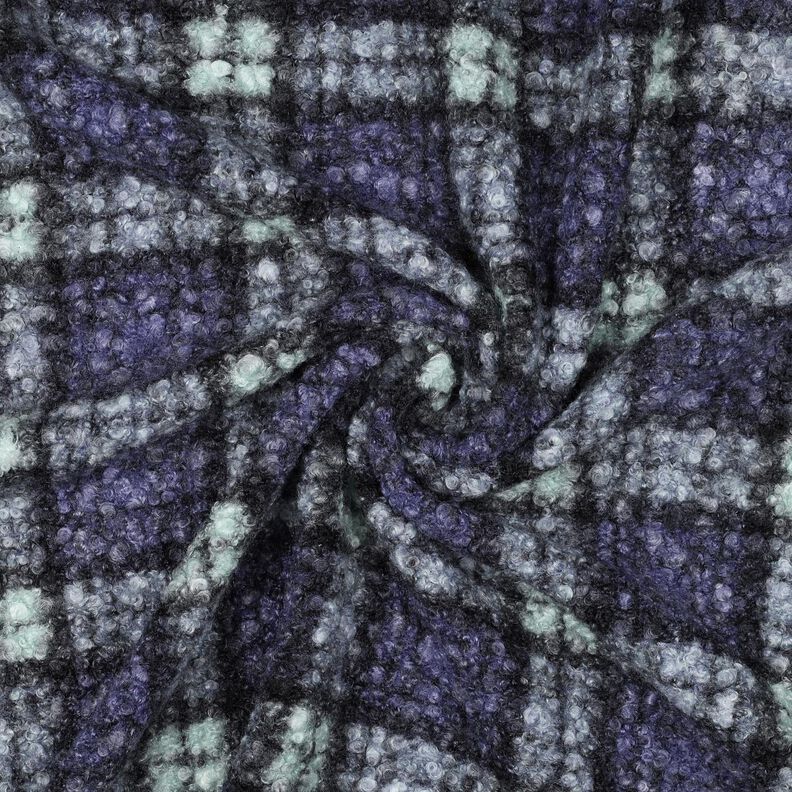 Knit Bouclé Check – lilac/pale mint, image number 3