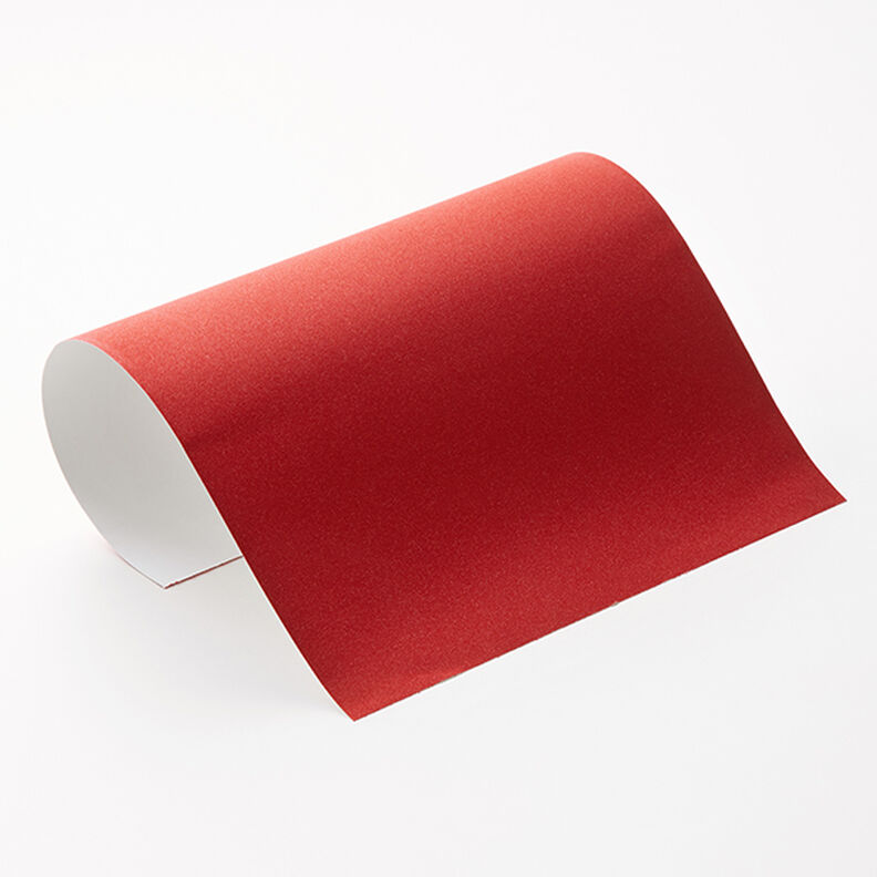 Shimmery vinyl film Din A4 – red,  image number 1
