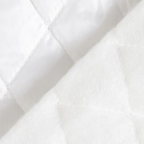 Quilted lining rhombus – white,  image number 5