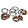 Eyelets with washers [15 pieces | Ø 14 mm] | Prym – dark brown/metallic silver,  thumbnail number 2