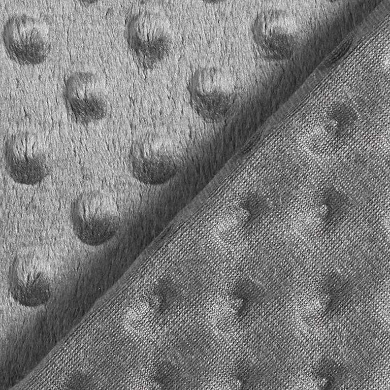 Cosy Fleece Embossed Dots – grey, image number 4