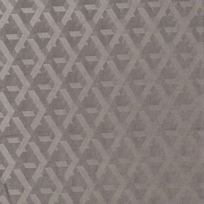 Lining Fabric Jacquard Geometric Shapes – grey, 