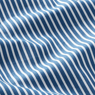 Cotton Poplin Stripes – denim blue/white, 
