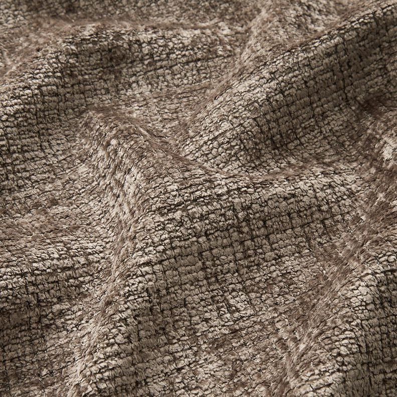 Upholstery Fabric Chenille Plain – taupe, image number 2