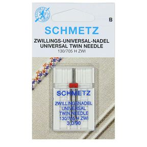 Twin Universal Needle [NM 3.0/90] | SCHMETZ, 