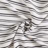 Irregular stripes crepe blouse fabric – white/black,  thumbnail number 4