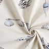 Decor Fabric Panama Little boat – natural/light blue,  thumbnail number 3