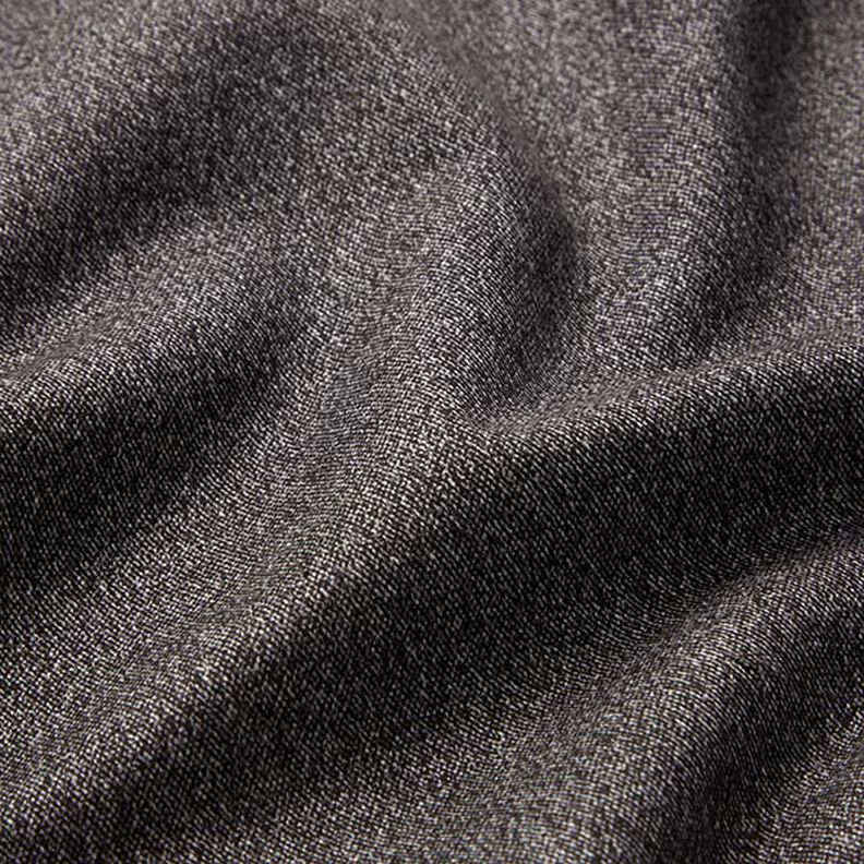 Soft Mottled Upholstery Fabric – dark grey,  image number 3
