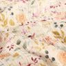 Double Gauze/Muslin Watercolour Floral Meadow Digital Print – cream,  thumbnail number 2