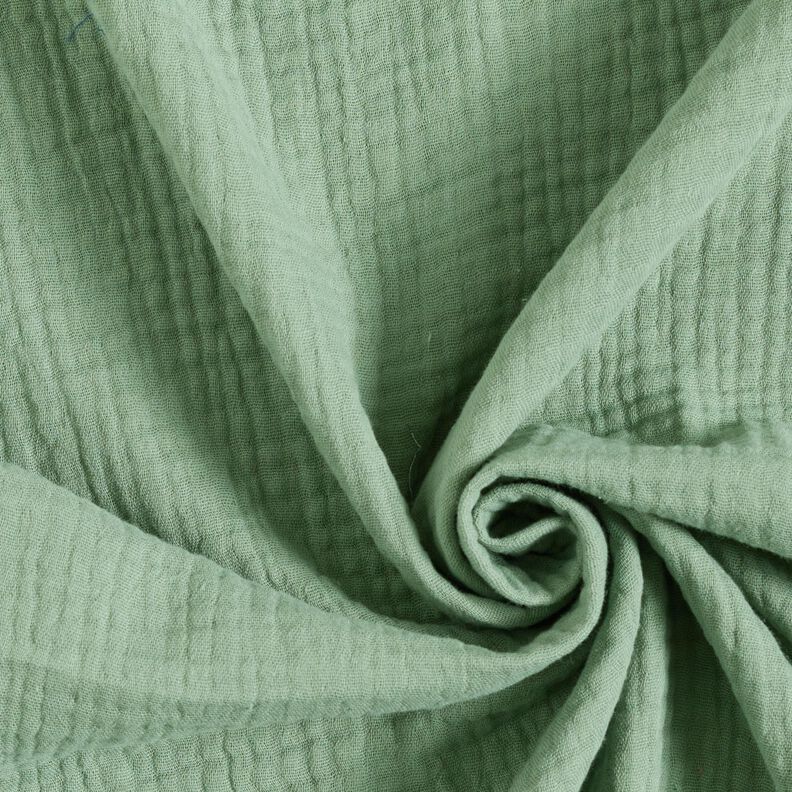 GOTS Triple-Layer Cotton Muslin – reed,  image number 4