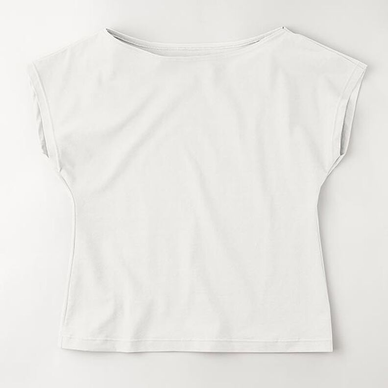 Medium Cotton Jersey Plain – offwhite,  image number 9