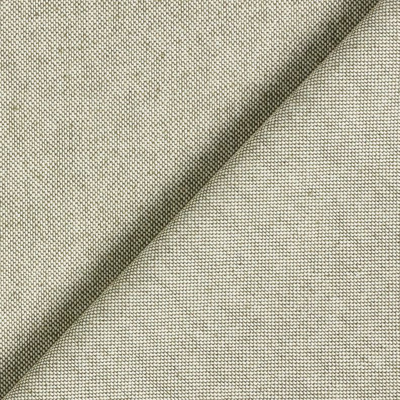 Decor Fabric Half Panama Two-tone – dark olive/natural, image number 3