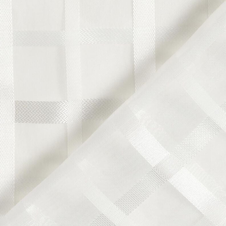 Chiffon window check – white,  image number 4