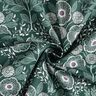 Cotton Cretonne flower tendrils – blue spruce/ivory,  thumbnail number 3