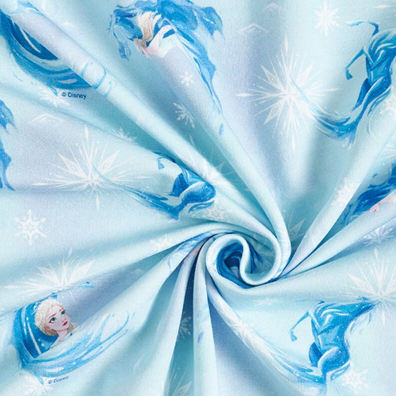 Brushed Sweatshirt Fabric Frozen 2 | Disney – baby blue,  image number 3