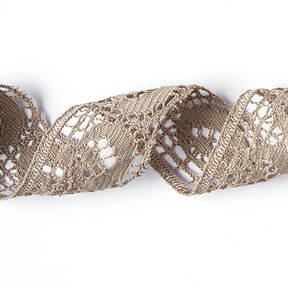 Roots Bobbin Lace [60 mm] - taupe, 