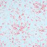 Decor Fabric Half Panama cherry blossom branches – light blue/pink,  thumbnail number 1