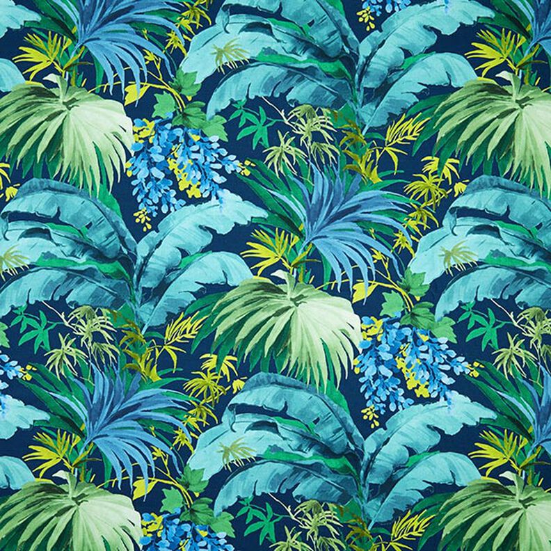 Half-Panama Decor Fabric Polinesia – blue/green,  image number 1