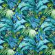 Half-Panama Decor Fabric Polinesia – blue/green,  thumbnail number 1