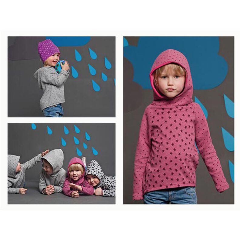 TONI Hooded Jumper for Boys and Girls | Studio Schnittreif | 86-152,  image number 2