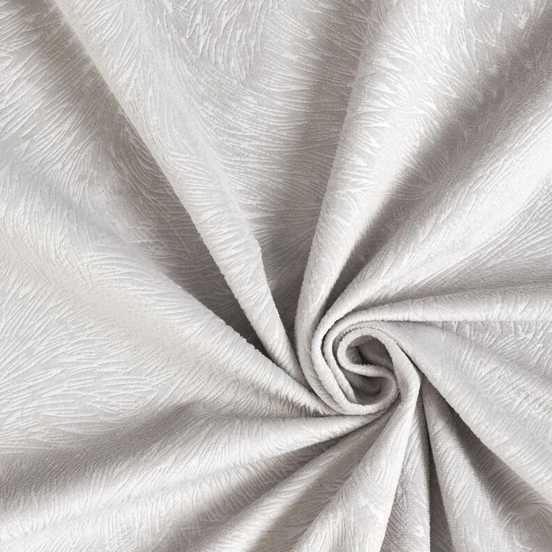 Decor Velvet Abstract branches – silver grey,  image number 3