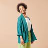 Linen fabric Ramie mix medium – red,  thumbnail number 5