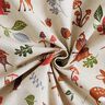 Decor Fabric Half Panama woodland animals – natural,  thumbnail number 4