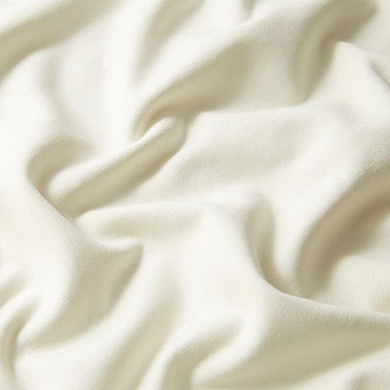 Light Cotton Sweatshirt Fabric Plain – offwhite,  image number 2