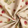 Decor Fabric Half Panama Strawberries – carmine/natural,  thumbnail number 3