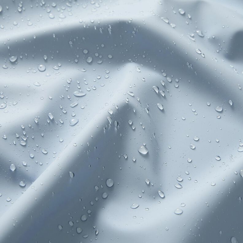 Plain raincoat fabric – silver blue,  image number 3