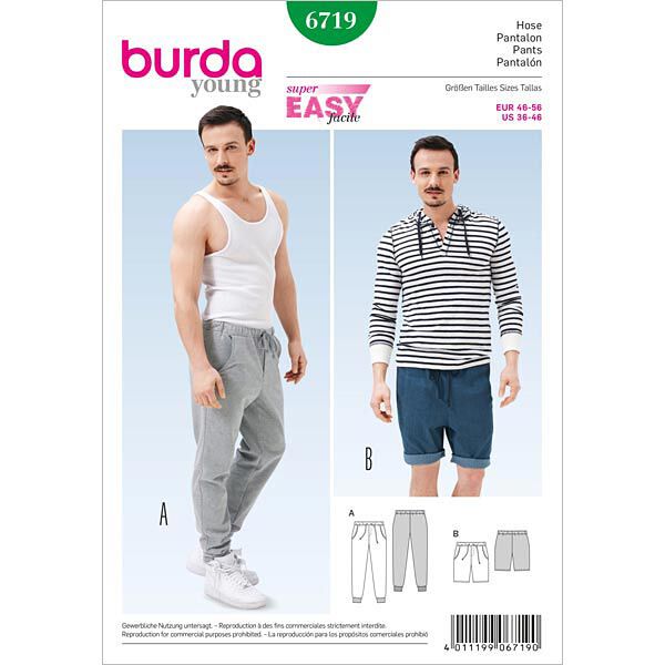 Trousers, Burda 6719,  image number 1