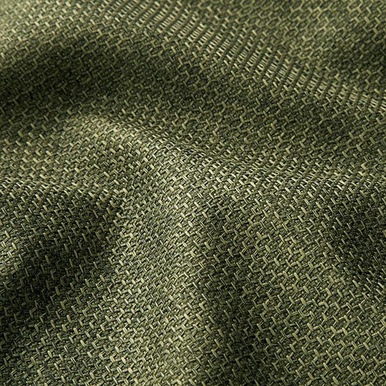 Upholstery Fabric Honeycomb texture – dark olive,  image number 2